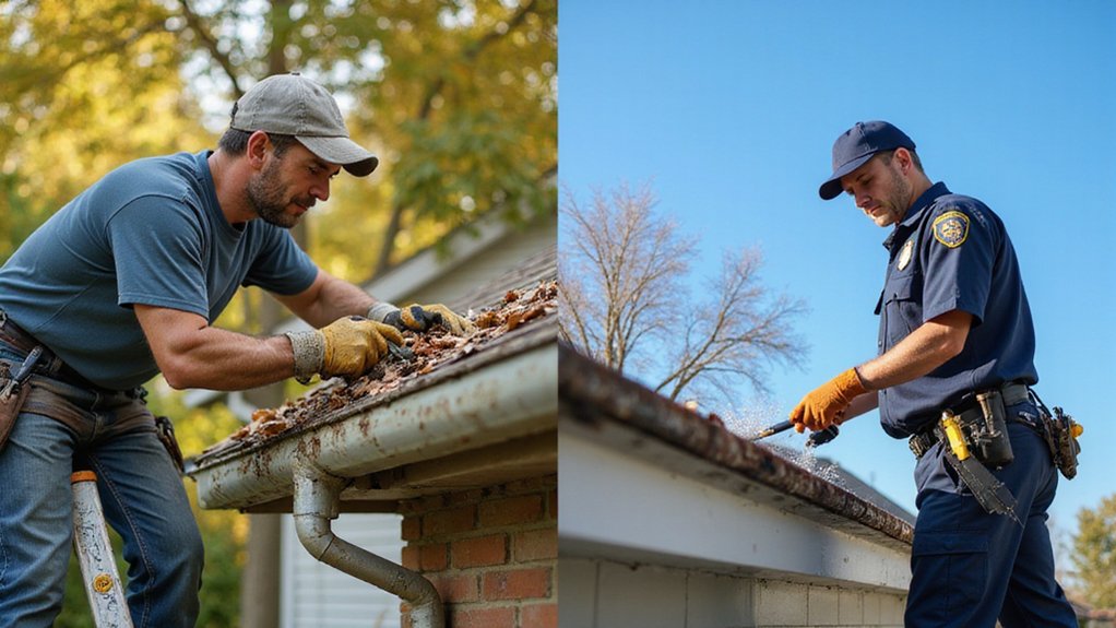 diy or professional gutter services