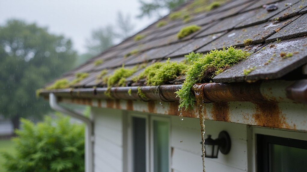 gutter maintenance urgently required