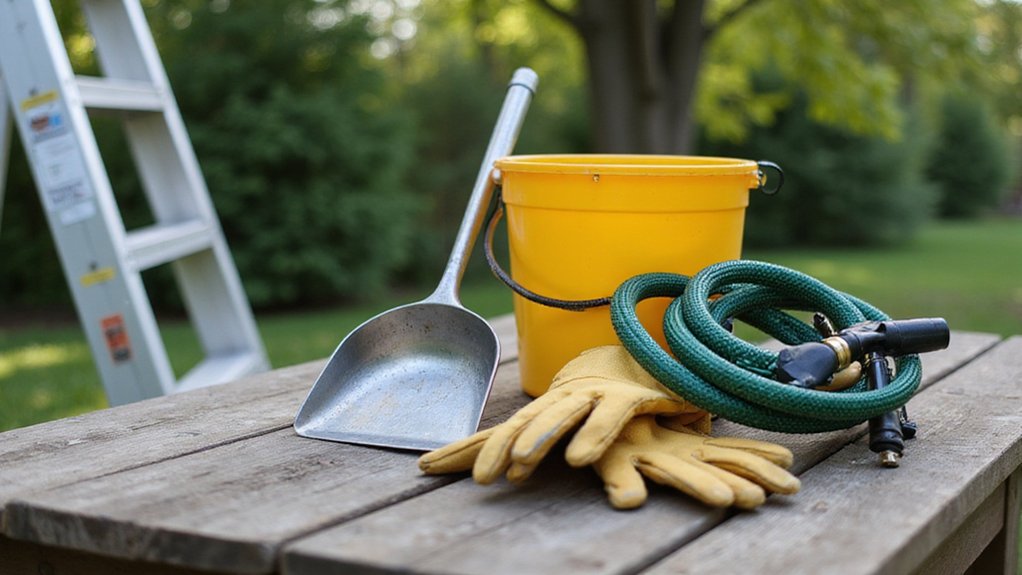 homeowner gutter cleaning essential tools