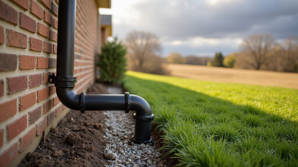 redirect downspouts from foundation