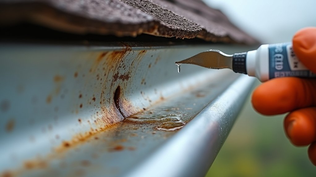 repair leaky gutter hire professional