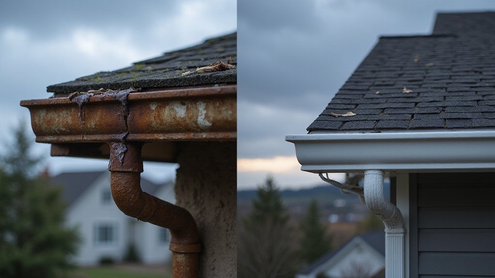 repair or replace gutters dilemma